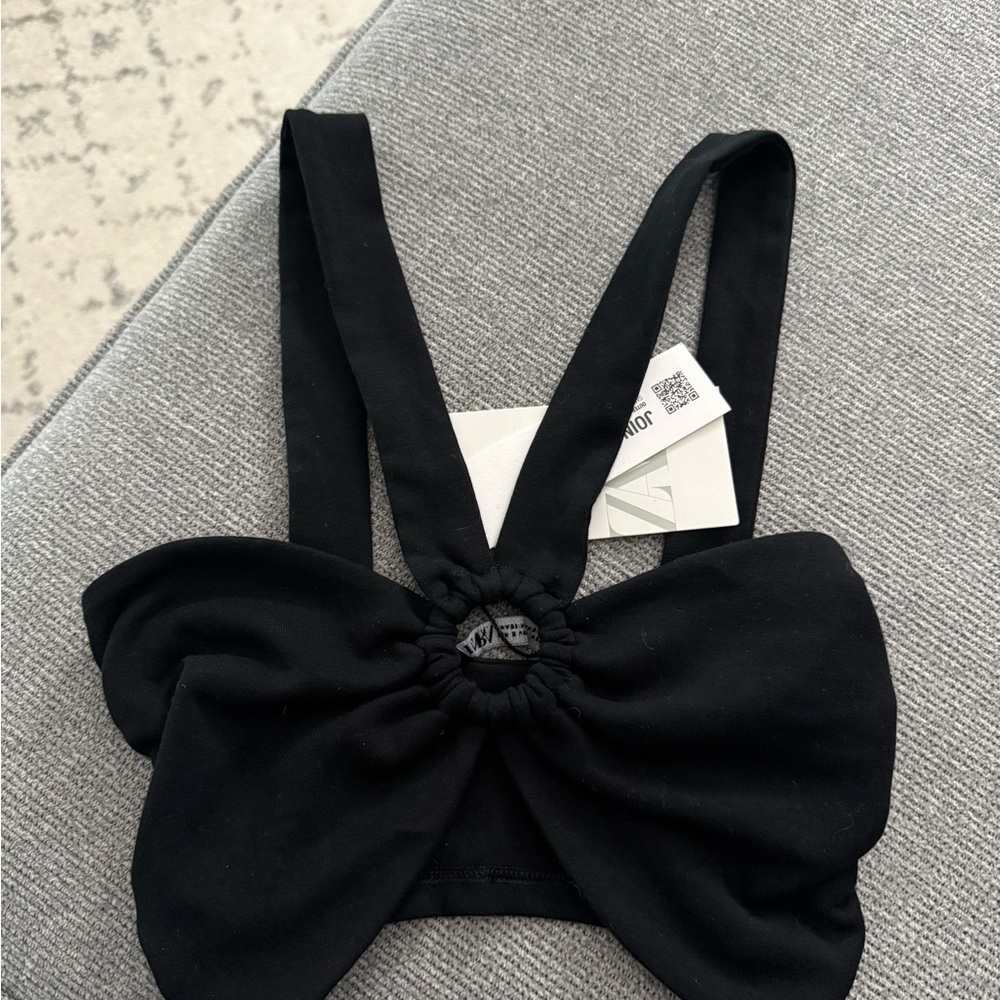 Zara Black Crop Top
